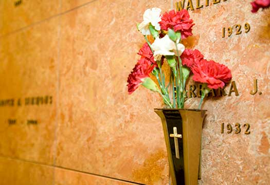 floral tributes for crypts
